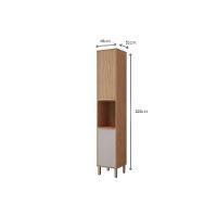 Paneleiro De Cozinha Rebeca C- 2 Portas 40cm Mel-avelã - Movelbento - 3