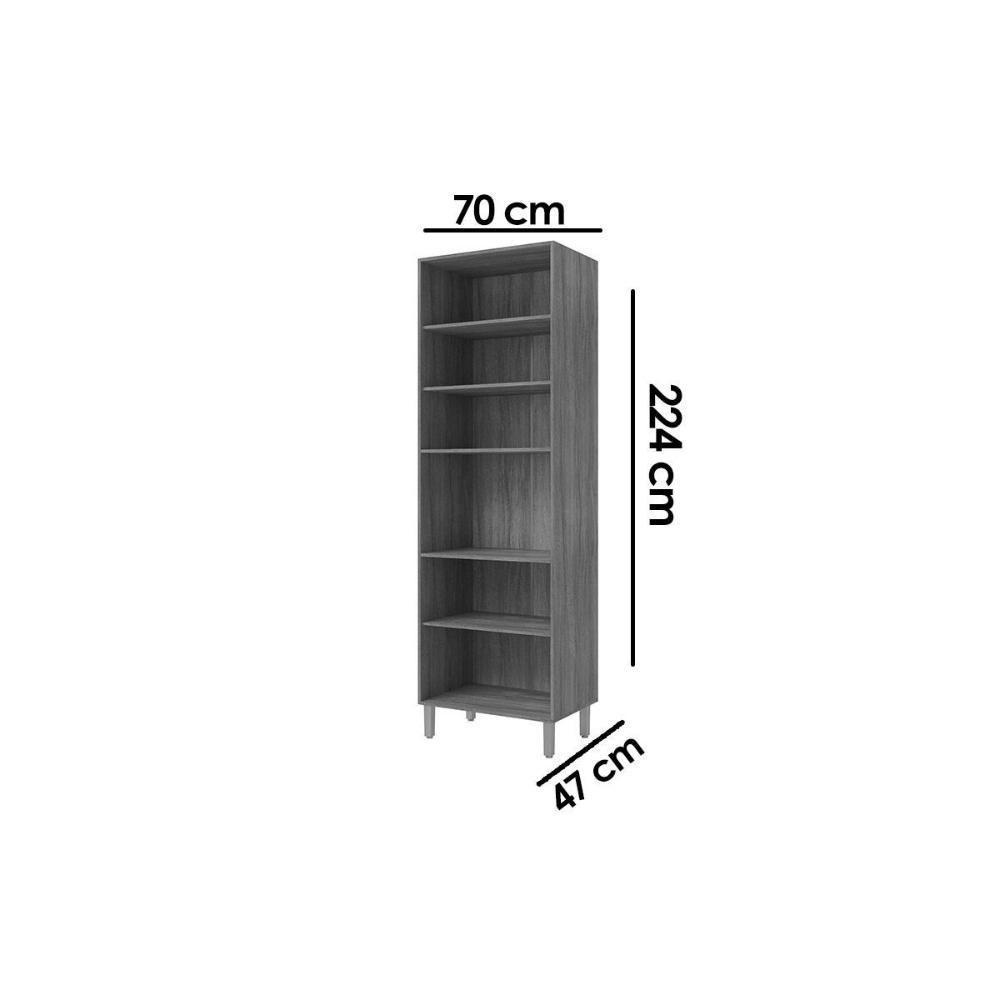 Paneleiro De Cozinha Cristaleira Celeste C- 4 Portas (2 C- Vidro Reflecta) E 1 Nicho 70cm Cinamomo-off White - Mgm - 2