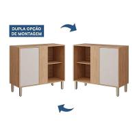 Módulo Cozinha Mgm Divina Balcão C- Tampo De Canto C- 1 Porta 92cm Cinamomo-platina-mgm - 2