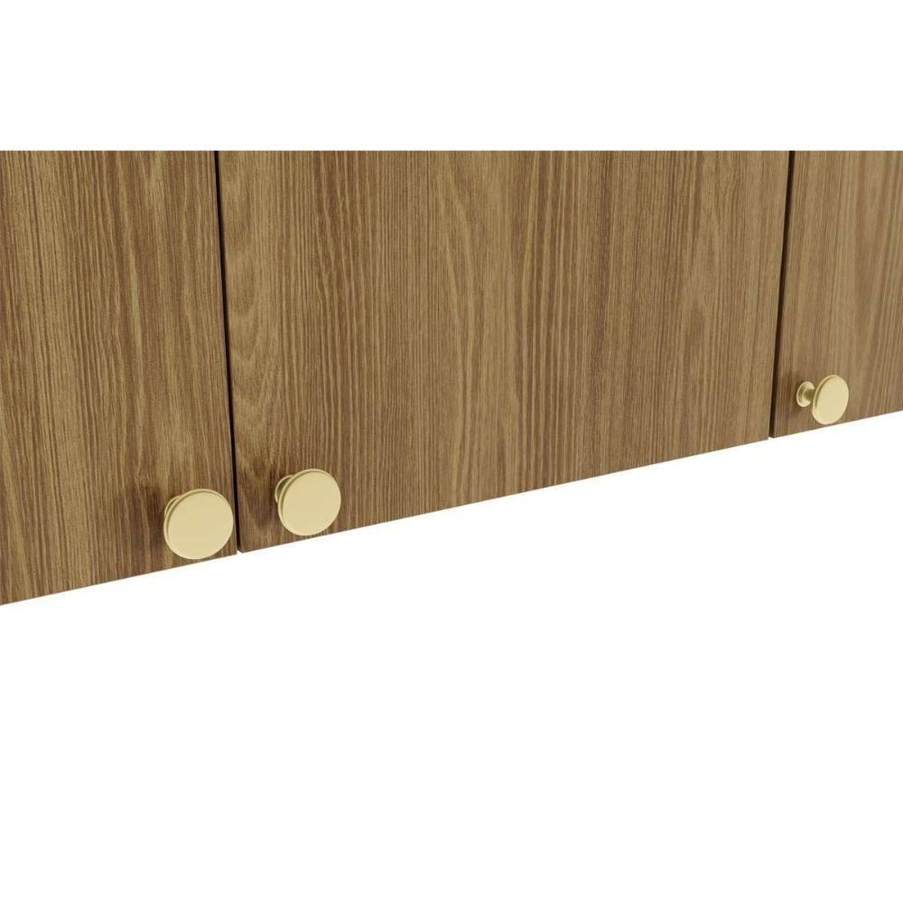 Kit Cozinha Modulada 3 Peças Botanic (1aéreo+1balcão+1complemento) C3p15 Nogueira-fendi - Kappesberg - 10