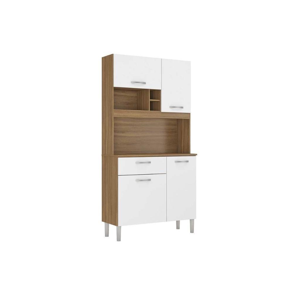 Kit De Cozinha Compacta Malta 4 Portas E 1 Gaveta 91cm Avena-grafito - Demóbile - 10