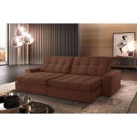 Sofá Retrátil Caparaó 2,50m 4 Lugares Molas Ensacadas Txr Cobre - 1