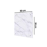 Multiuso De Cozinha Painel Marmorizado Celeste 80cm Marmorizado Calacata - Mgm - 2