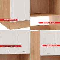 Paneleiro Torre Quente 4 Portas 218 Cm Cd384 Branco Dtall Branco