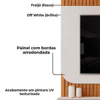 Painel Para Tv 65 Pol 1 Porta 150 Cm Tom Freijo Off White Dj Moveis Freijo Off White - 5
