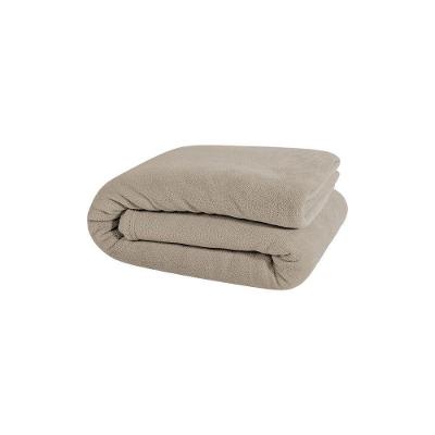 Manta Soft Queen 1 Peça Fleece To Decorando 100% Poliéster - Bege