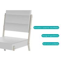 Kit 6 Cadeiras De Cozinha 1736 6 Uni Preto-grafite - Preto - Carraro - 8