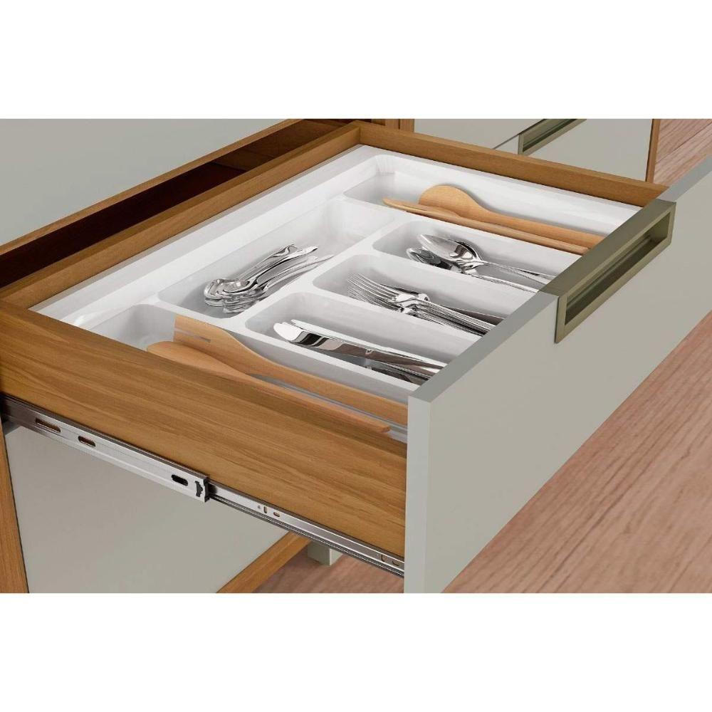 Kit Cozinha Modulada 6 Peças Imperatriz (3aéreos+2balcões+1torrequente) C6p84 Freijo-off White - Nesher - 7