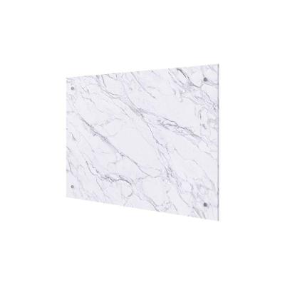 Multiuso De Cozinha Painel Marmorizado Brilhante 120cm Marmorizado Calacata - Mgm