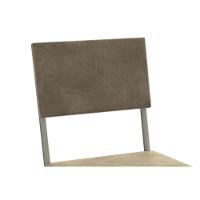 Kit 2 Cadeiras Sala Jantar Zaria 2c128nk Aço 2 Un Niquel-ano Marrom - Kappesberg