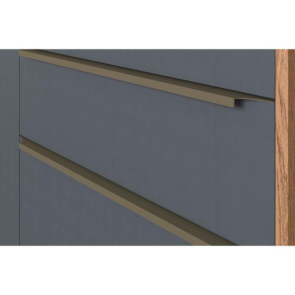 Kit Cozinha Modulada 6 Peças Versalis (3aéreos+2balcões+1complemento) C6p161 Freijo-cinza Argila - Herval - 9