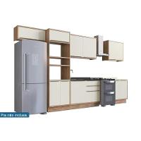Kit Cozinha Modulada 7 Peças Versalis (3aéreos+2balcões+1torrequente+1complemento) C7p167 Freijo-cinza Argila - Herval