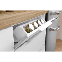 Kit Cozinha Modulada 6 Peças Marquesa (3aéreos+2balcões+1paneleiro) C6p86 Nature-verde - Nesher - 9