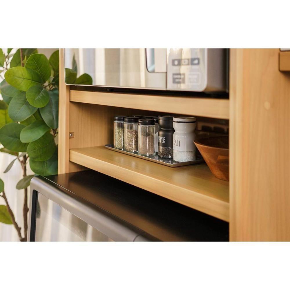 Kit Cozinha Modulada 4 Peças Selene (2aéreos+1balcão+1torrequente) Cp08 Jequitiba-off White Fosco - Linea Brasil - 9