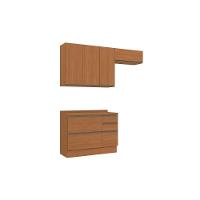 Kit Cozinha Modulada 4 Peças Maxxi (2aéreos+1balcão+1complemento) C4p165 Canela - Kappesberg - 5