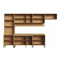 Kit Cozinha Modulada 6 Peças Riesling (3aéreos+2balcões+1paneleiro) C6p110 Amendoa-off White - Ronipa - 3