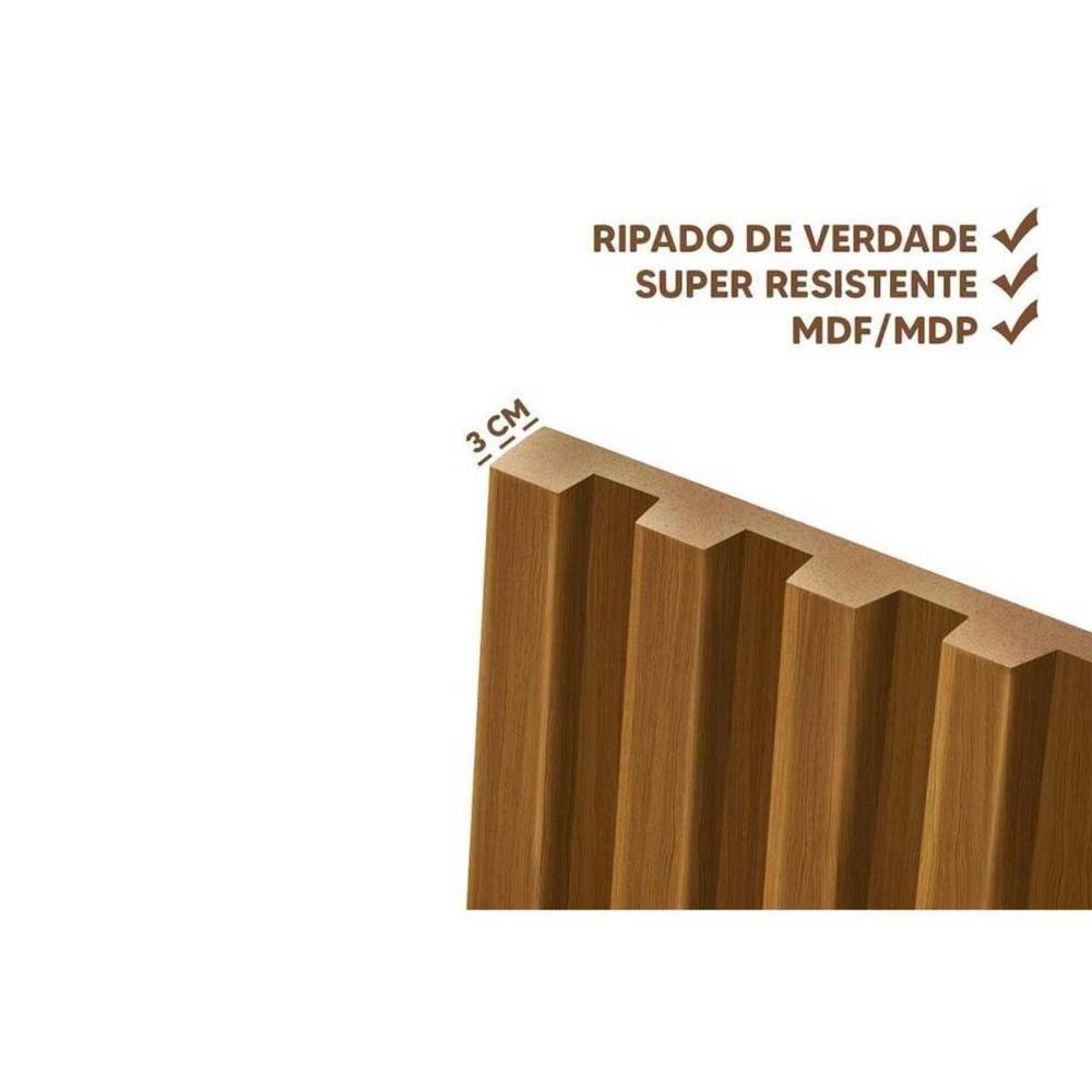 Painel P- Lavabo Ripado 0.4 Modular Placa-regua Parede 039x250cm Nature Fosco - Linea Brasil - 3