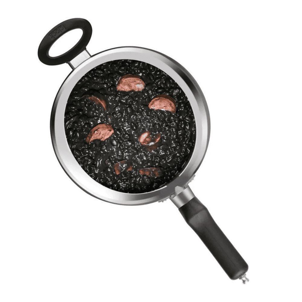 Panela De Pressao Clock 7,0l Com Fechamento Interno Aluminio Polido - 3