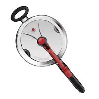 Panela De Pressao Clock 7,0l Com Fechamento Interno Aluminio Polido - 2