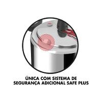 Panela De Pressao Clock 7,0l Com Fechamento Interno Aluminio Polido