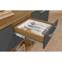 Kit Cozinha Modulada 2 Peças Princesa (1aéreo+1balcão) C2p45 Freijo-off White-nesher - 8