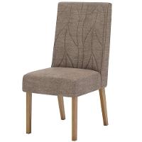 Kit 2 Cadeiras Sala De Jantar Eloa Suede Cacao Henn Suede Cacao - 5