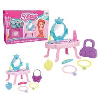 Penteadeira Infantil Princesa Com Espelho Acessorios Brinquedo Rosa Menina