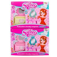 Penteadeira Infantil Princesa Com Espelho Acessorios Brinquedo Rosa Menina - 6