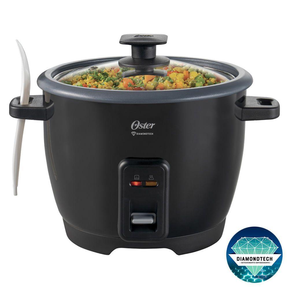 Panela Elétrica De Arroz Diamondtech Oster Black 1,2L - 220V - 4