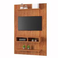 Painel Para Tv Até 50 Polegadas Com Nicho E Prateleiras - Mel - 4