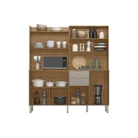 Kit De Cozinha Compacta Pitaya C- 7 Portas E 2 Gavetas 178cm Amendola-grafito Prime Tx - Demóbile - 3