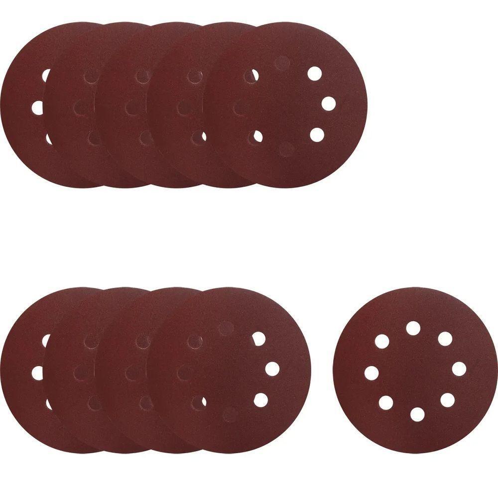 Disco Lixa 125 Mm G40 Alvenaria Com Fixador Tradestar - 2