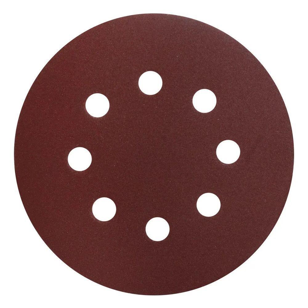 Disco Lixa 125 Mm G40 Alvenaria Com Fixador Tradestar - 3