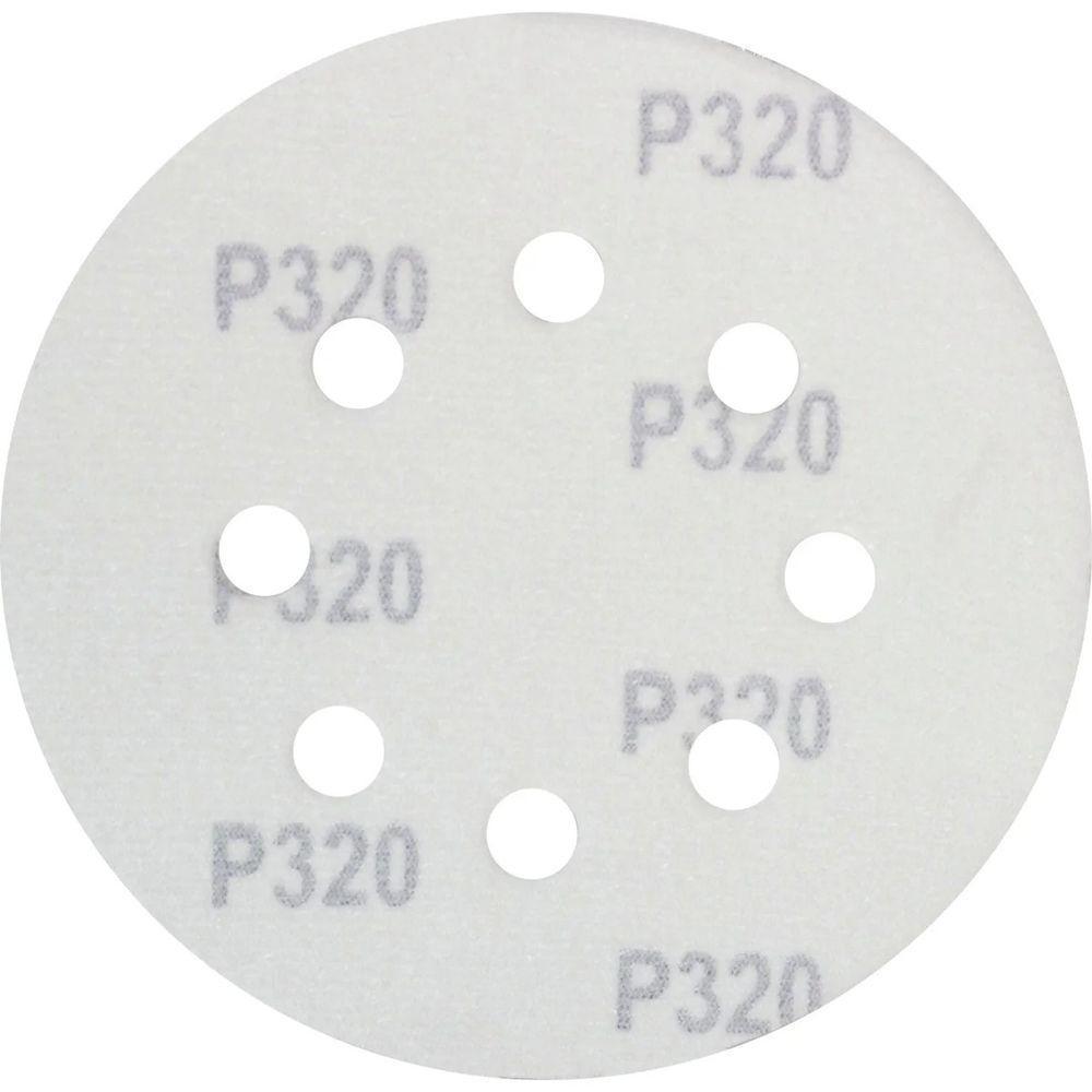 Disco Lixa 125 Mm G320 Alvenaria Com Fixador Tradestar - 3