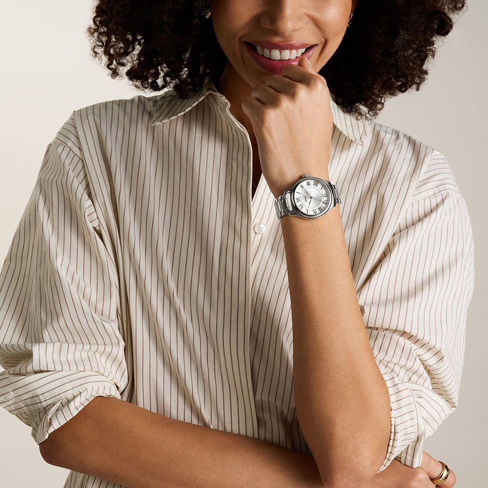 Relógio Fossil Feminino Prata - Es5393-1kn Es5393-1kn - 4