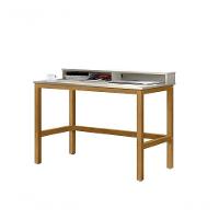 Escrivaninha Califórnia Branco / Amêndoa - Tebarrot - 1