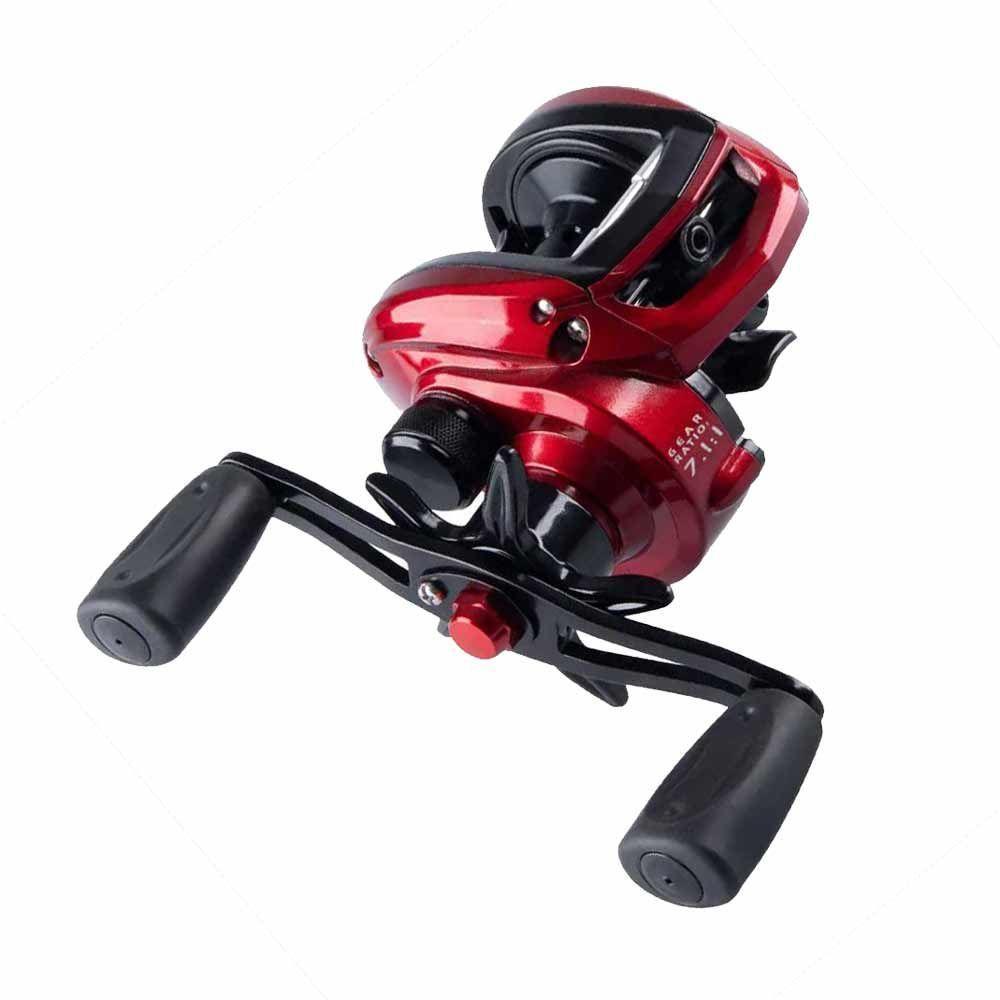 Carretilha Para Pesca Maruri Bronx 8000 Red Lado Da Manivela Direito - 4
