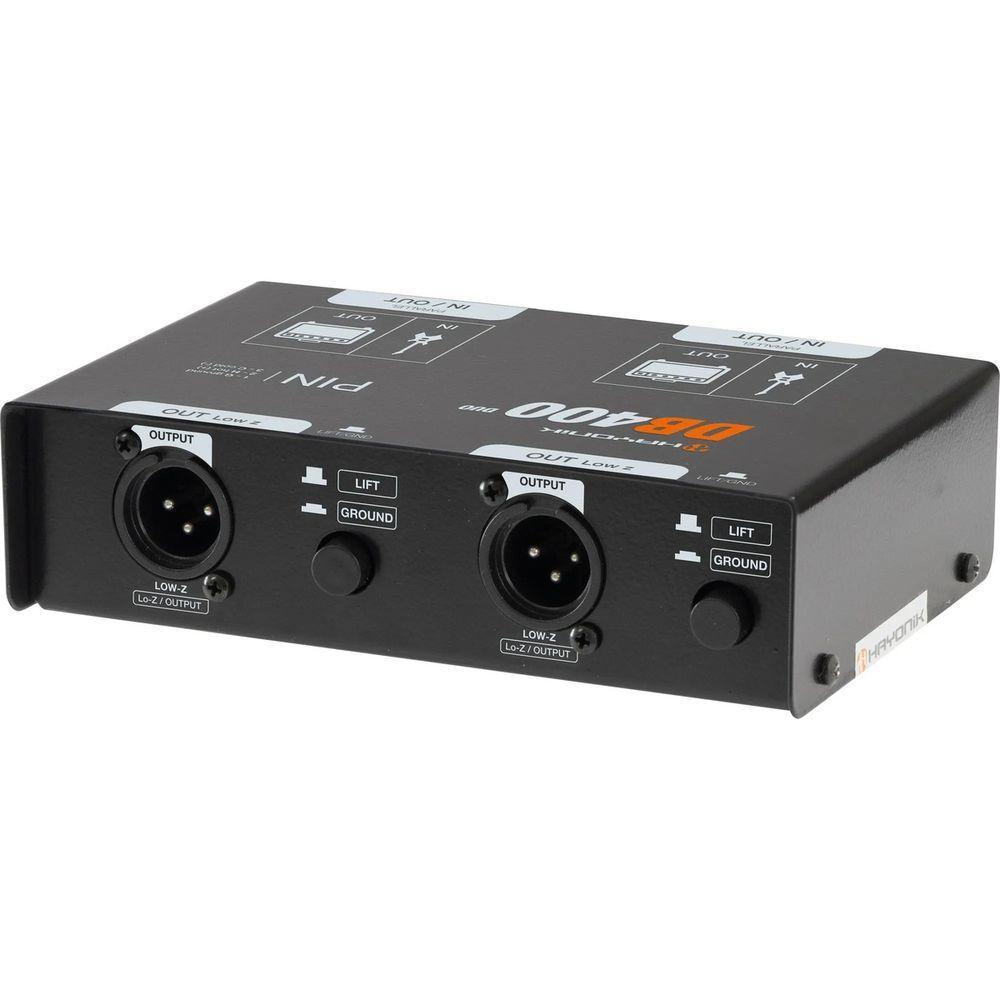 Direct Box Passivo Duplo Hayonik Db400-2 Preto - 2