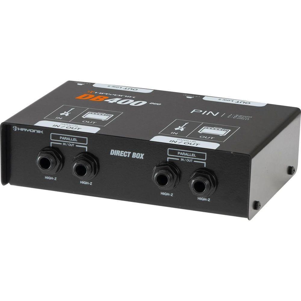 Direct Box Passivo Duplo Hayonik Db400-2 Preto - 5