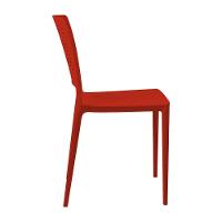 Cadeira Empilhável Vênus Vermelha Em Polipropileno Acrilys - 2