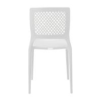 Cadeira Empilhável Vênus Branca Em Polipropileno Acrilys