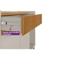 Buffet De Sala Jantar Lucca C- 2 Portas E 1 Gaveta Nature-off White - Linea Brasil - 3