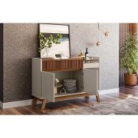 Buffet De Sala Jantar Lucca C- 2 Portas E 1 Gaveta Freijó-off White - Linea Brasil - 10