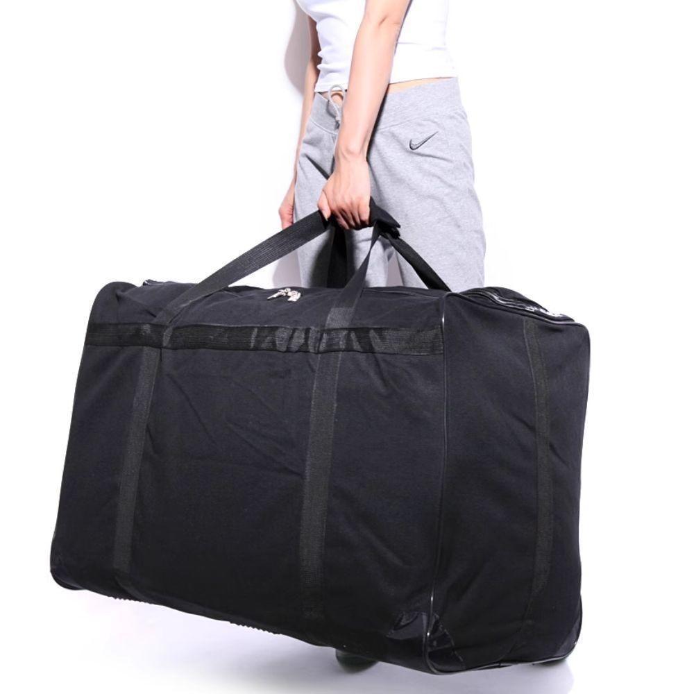 Bolsa Mala Viagem Sacolao Gigante 222 Litros Sacoleira Sacola Jumbo Compras Mudança Alça Bagagem Ziper Impermeavel 90cm - 1