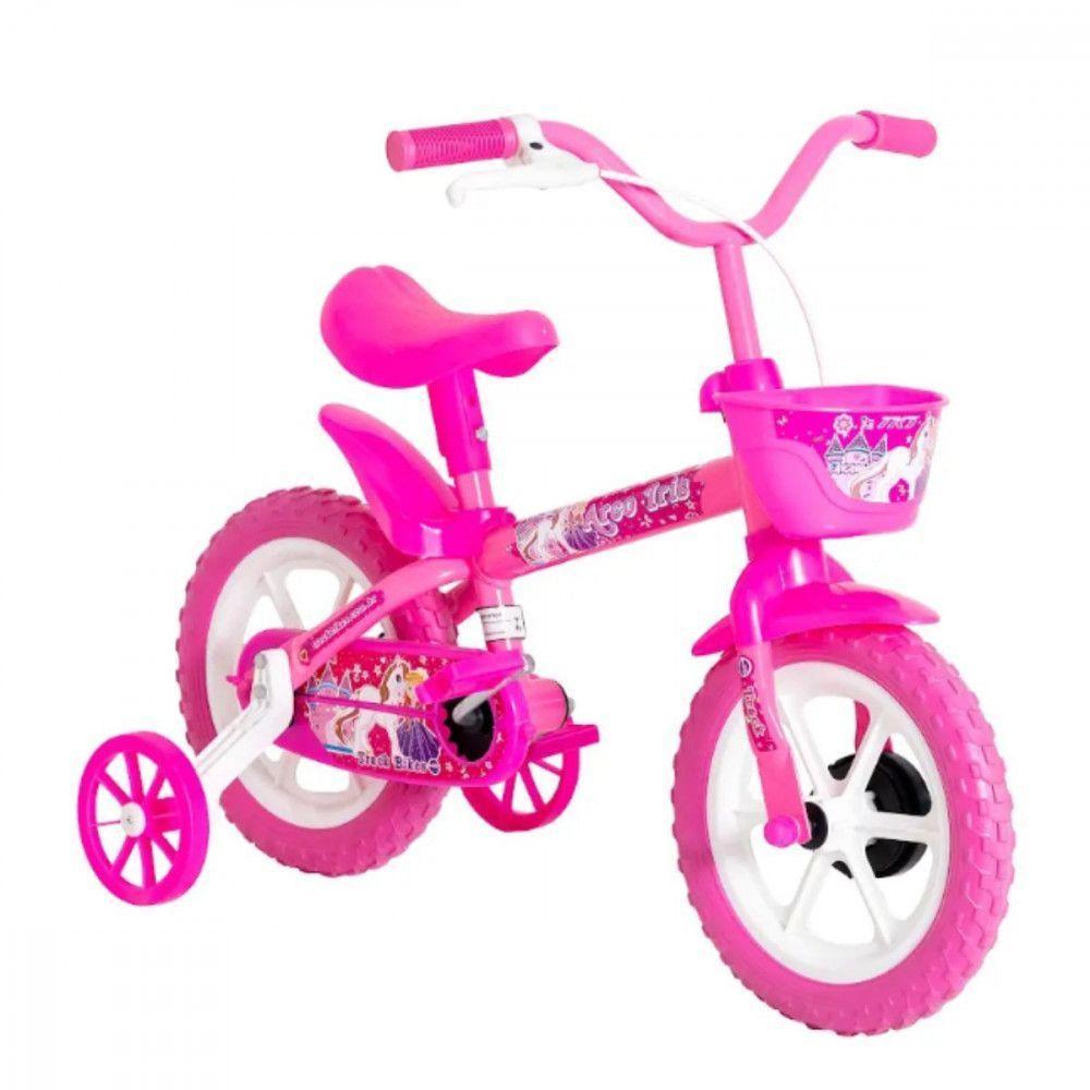 Bicicleta Track Tk3 Aro 12 Infantil Iris Rosa - 1
