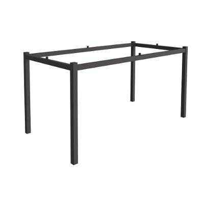 Base Mesa De Jantar Reno M001 Aço S- Tampo Preto - Kappesberg