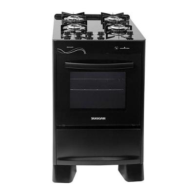 Fogão Neo Glass 4 Queimadores Preto Bivolt Fgvng410pt Suggar Bivolt