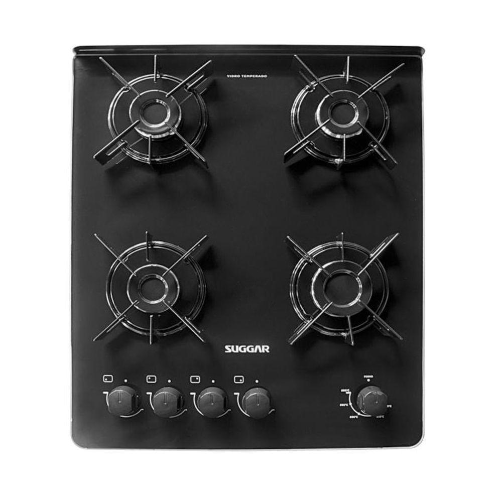 Fogão Neo Glass 4 Queimadores Branco FGVNG410BR Suggar Bivolt - 2