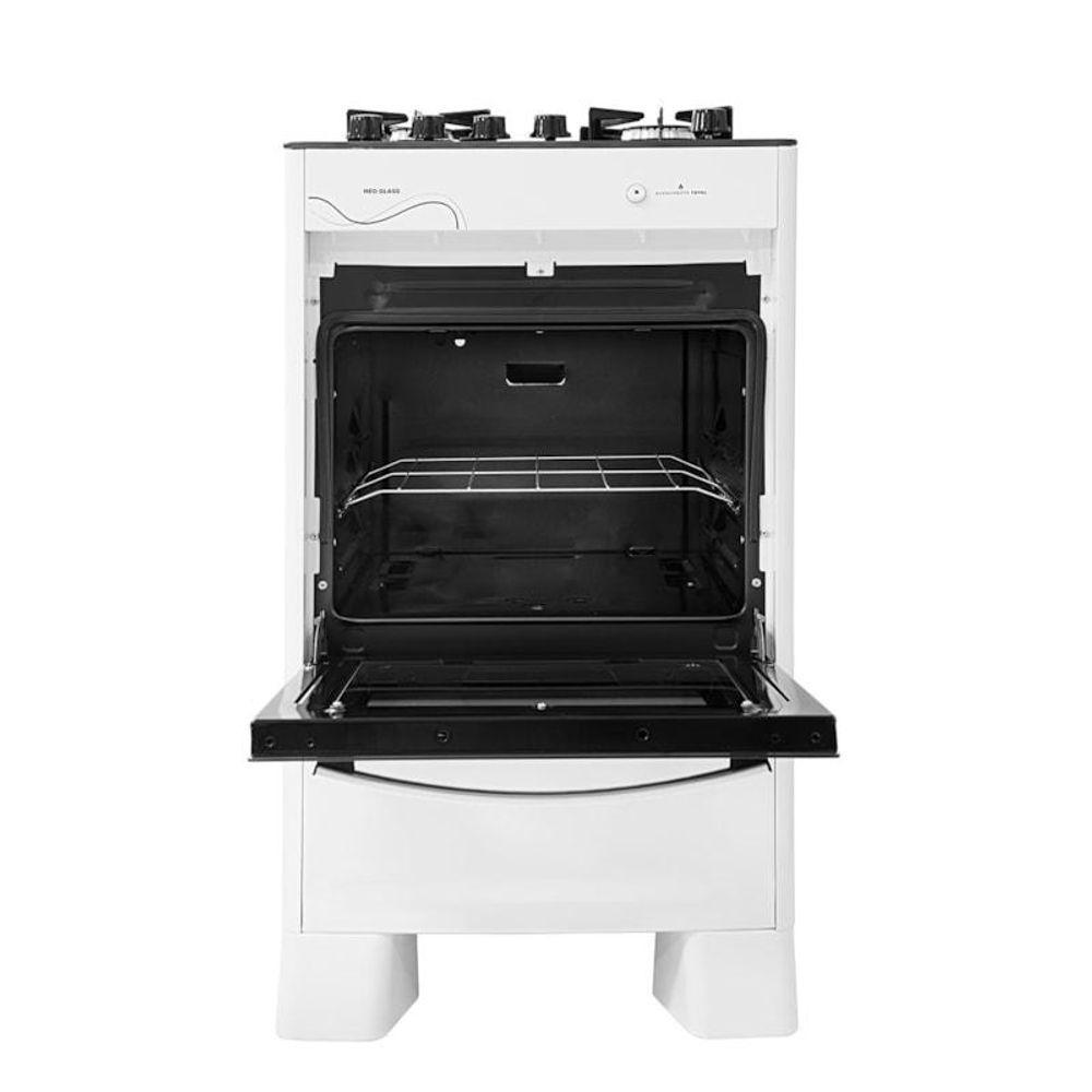 Fogão Neo Glass 4 Queimadores Branco FGVNG410BR Suggar Bivolt - 6