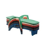 Espreguiçadeira Sole Reclinável Terracota Em Polipropileno Com Proteção Uv Pisani - 6